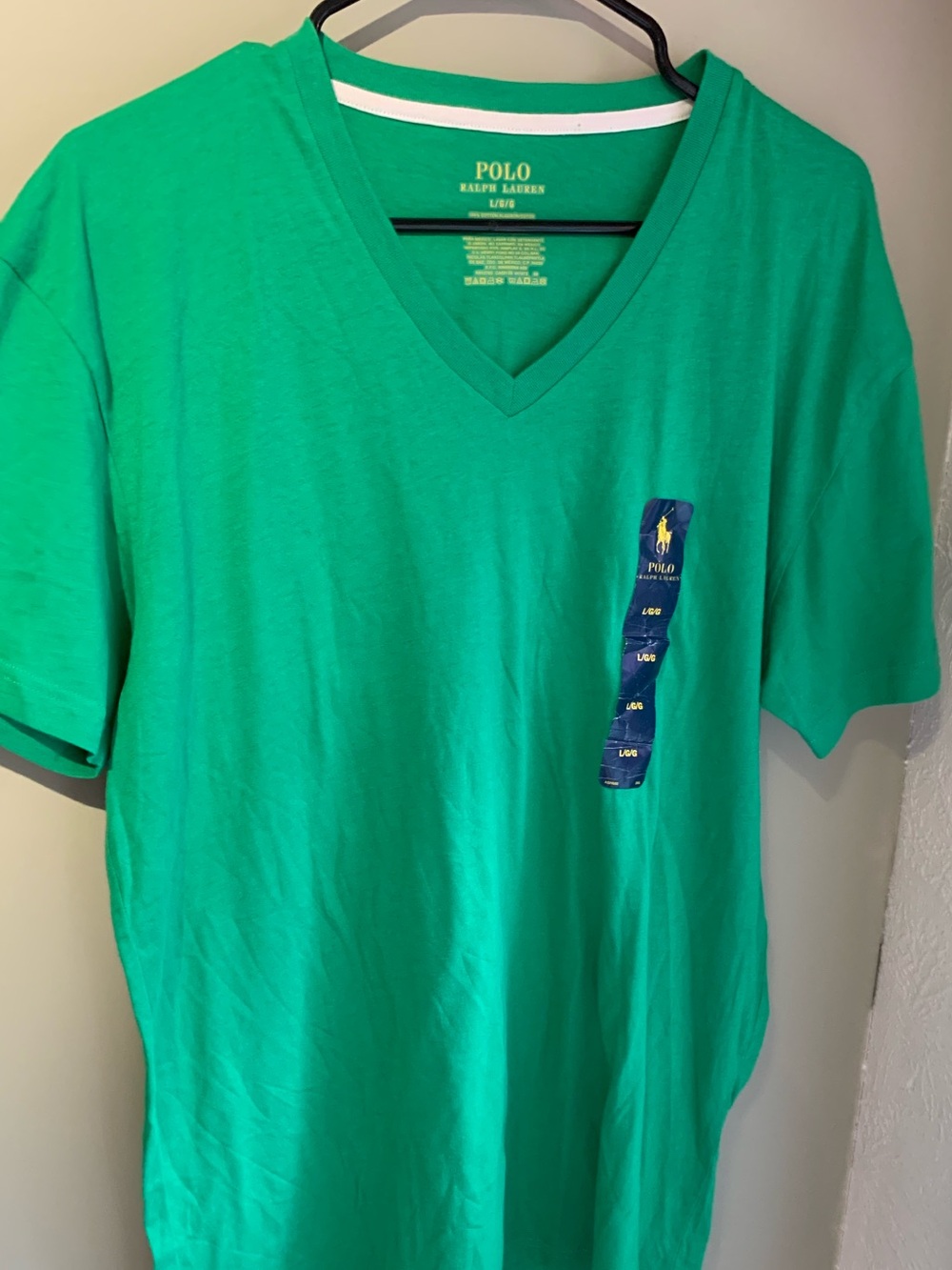 Polo by Ralph Lauren Men’s V-Neck Tee - Green